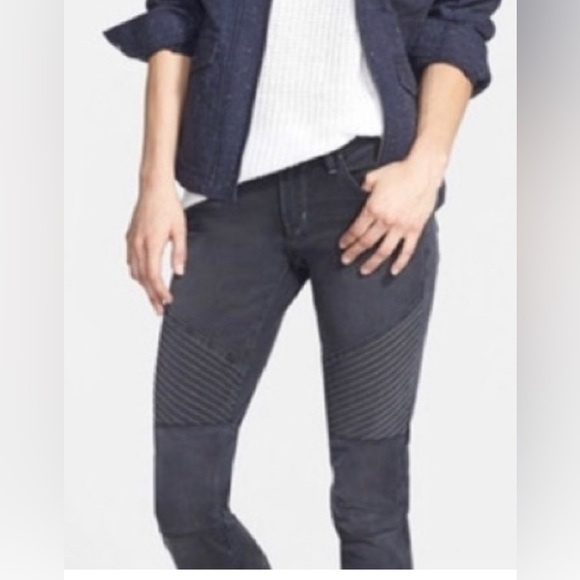 Treasure & Bond Denim - Treasure and Bond super cool moto jeans in grey size 32